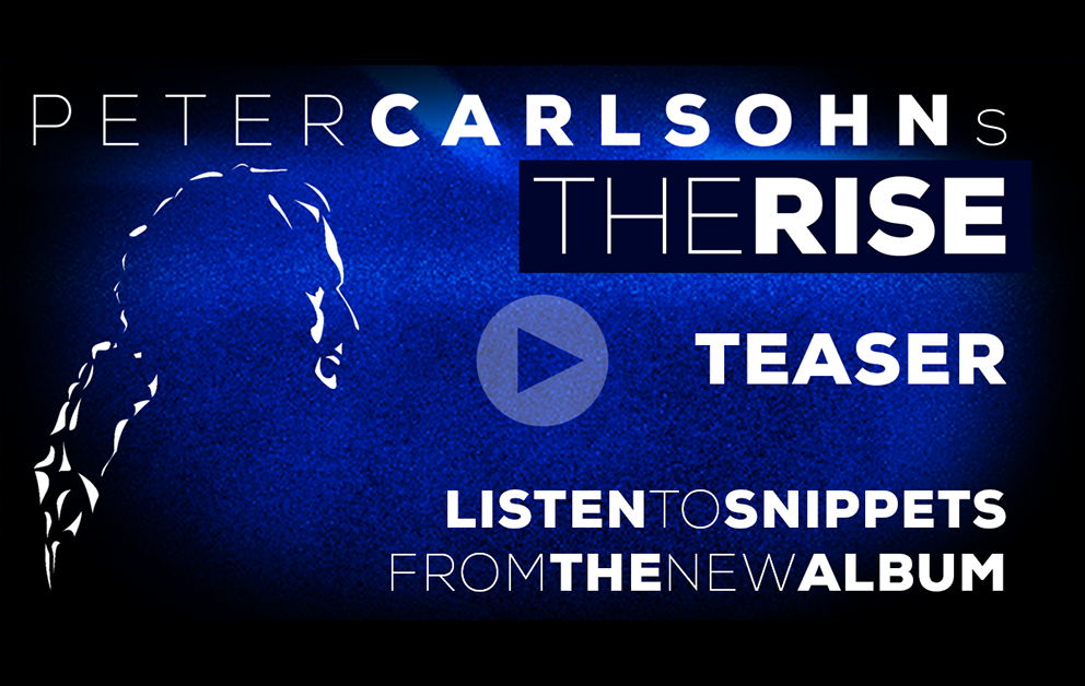 Press Release: Video-teaser for Peter Carlsohn’s (Jerusalem, XT) debut album “Out Of The Blue” released and album available for pre-orders