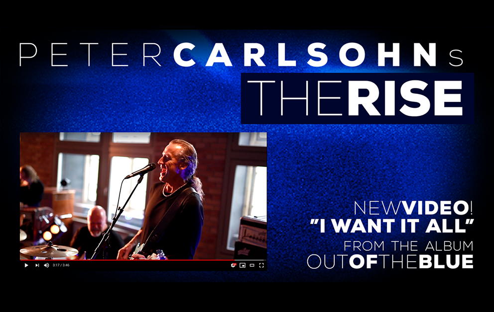 Press Release: Peter Carlsohn (Jerusalem, XT) releases his debut album “Out Of The Blue” today along with a music video