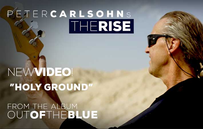 “Holy Ground” – Fifth music video from Peter Carlsohn’s The Rise – out today!